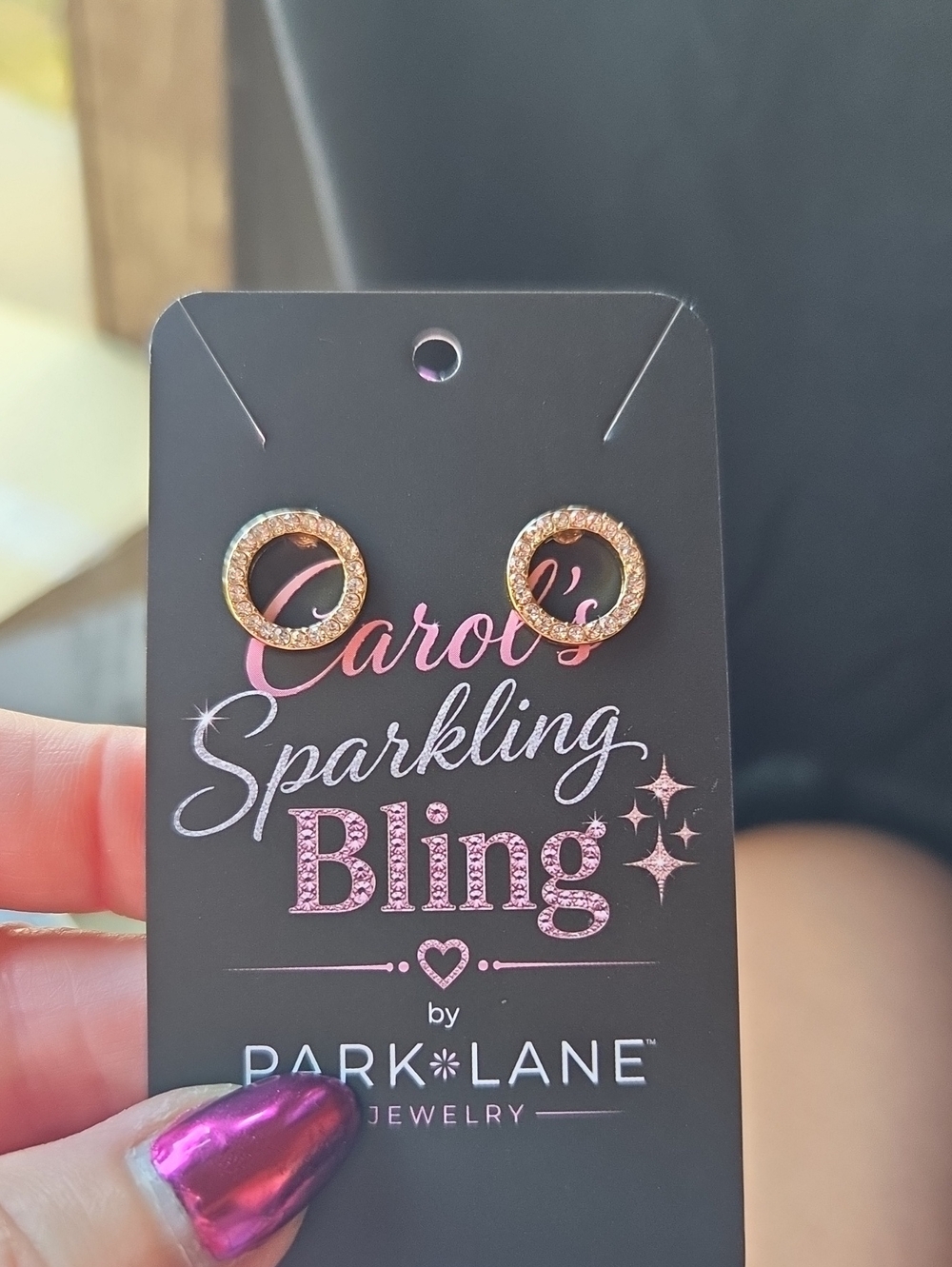 Park Lane Gold Roo Circle Stud Earrings